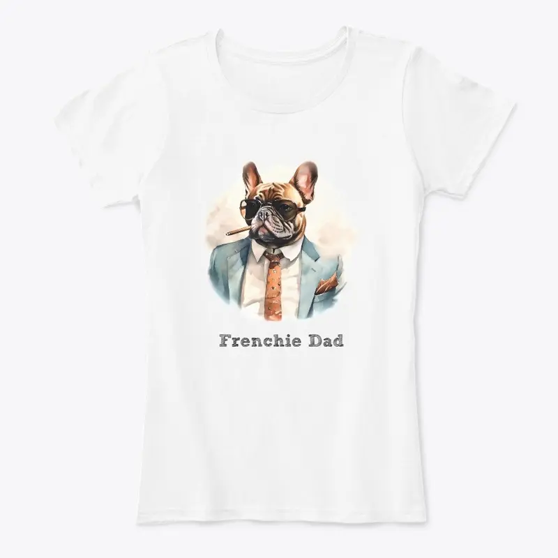 Frenchie Dad Art: Dapper Pup Edition