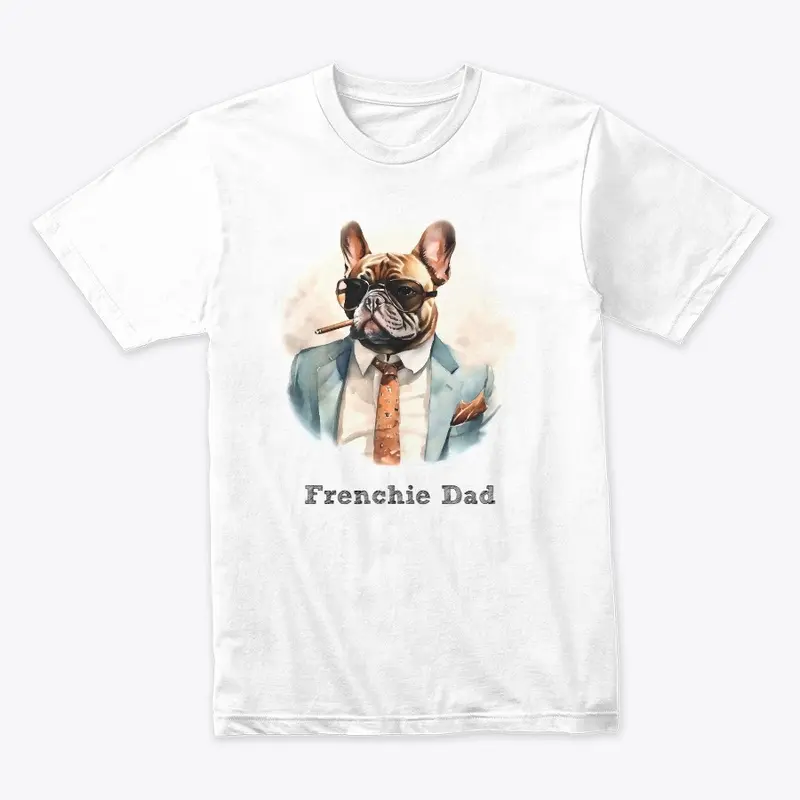 Frenchie Dad Art: Dapper Pup Edition