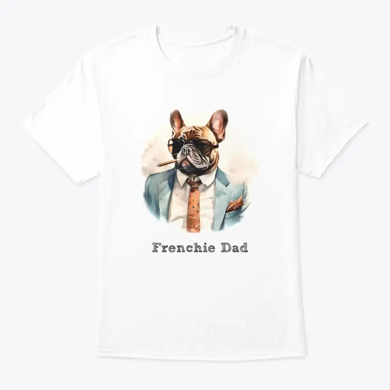 Frenchie Dad Art: Dapper Pup Edition