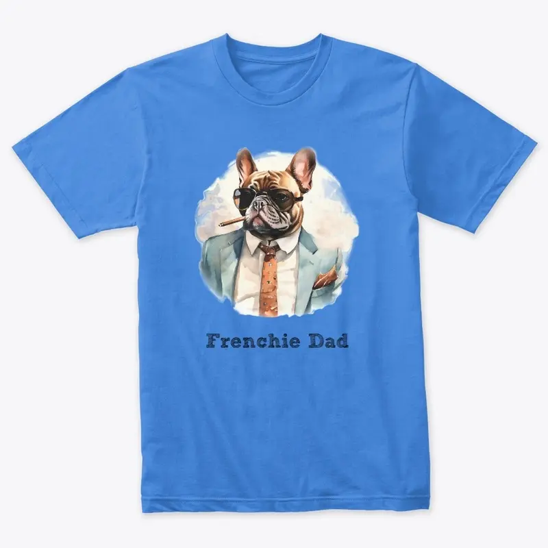 Frenchie Dad Art: Dapper Pup Edition