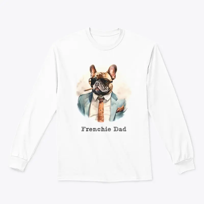 Frenchie Dad Art: Dapper Pup Edition